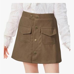 Stylish Brown Kids Skirt